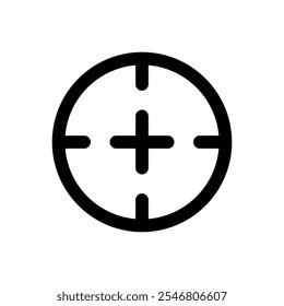 Zielsymbolsatz. Vektorgrafik.
