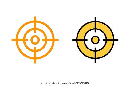 Target icon set for web and mobile app. goal icon vector. target marketing sign and symbol