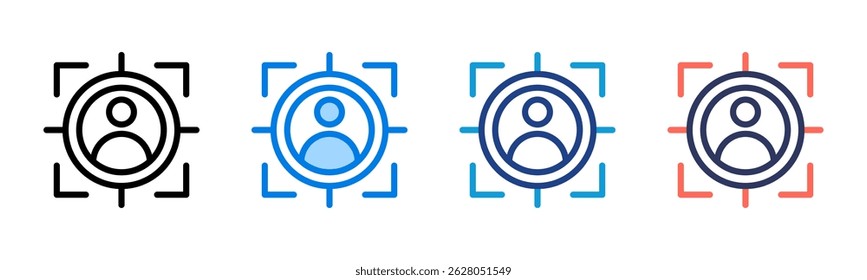 Target icon sheet multiple style collection