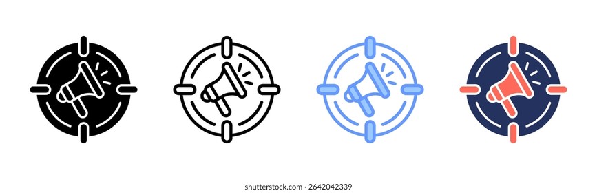Target icon sheet multiple style collection