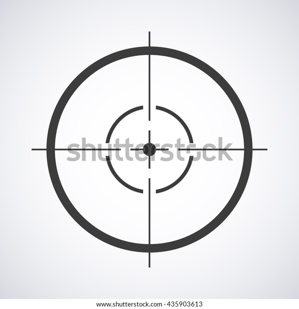Icone Cible Symbole De Sniper Visuel Image Vectorielle De Stock Libre De Droits Icone Cible Symbole De Sniper Visuel Image Vectorielle De Stock Libre De Droits