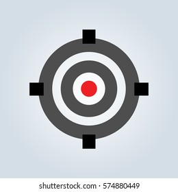 Target icon sign