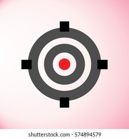 Target icon sign
