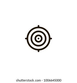 target icon. sign design
