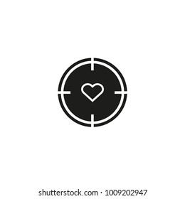 target icon. sign design