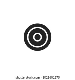target icon. sign design