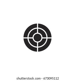 target icon. sign design