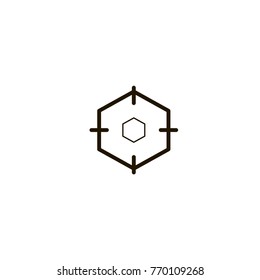 target icon. sign design