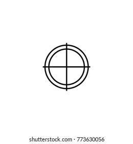 target icon. sign design