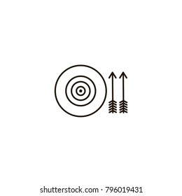target icon. sign design