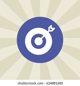 target icon. sign design. background