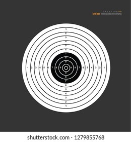 Target icon sign vector illustration.