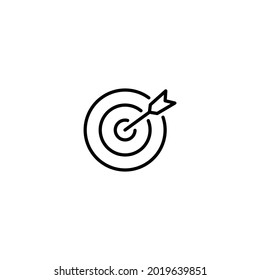 Target icon, target sign vector for web site Computer and mobile app