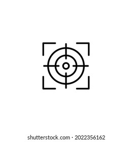 Target icon, Target sign vector for web site Computer and mobile app