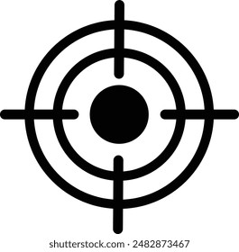 Icono de destino, Vector de signo de destino para el equipo de Sitio web y el App móvil.