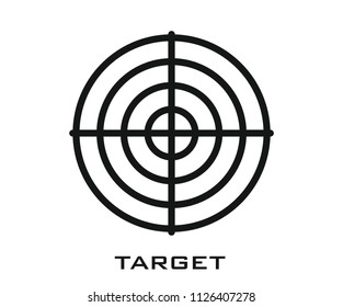Target icon signs