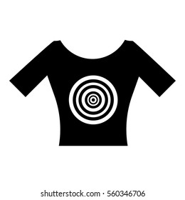 Target icon. Simple illustration of target vector icon for web