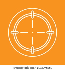 Target icon, stock vector illustration, EPS10.