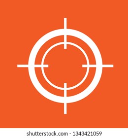 Target icon, stock vector illustration, EPS10.