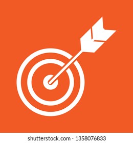 Target icon, stock vector illustration, EPS10.