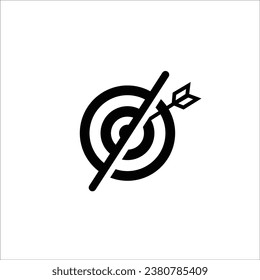 Target icon stock vector illustration