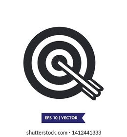 target icon symbol illustration vector, eps 10
