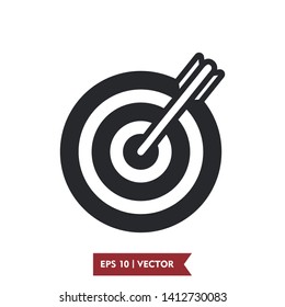 target icon symbol illustration vector, eps 10