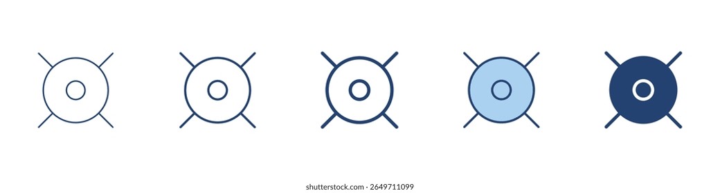 Target icon Symbol set collection