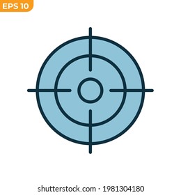 target icon symbol template for graphic and web design collection logo vector illustration