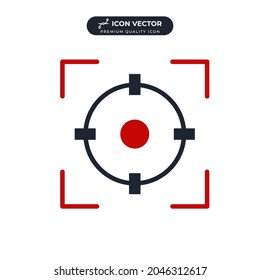 target icon symbol template for graphic and web design collection logo vector illustration