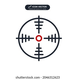 target icon symbol template for graphic and web design collection logo vector illustration