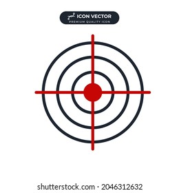 target icon symbol template for graphic and web design collection logo vector illustration