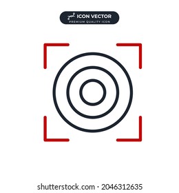 target icon symbol template for graphic and web design collection logo vector illustration