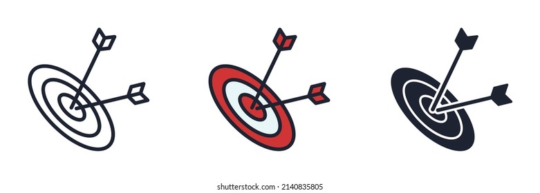 target icon symbol template for graphic and web design collection logo vector illustration