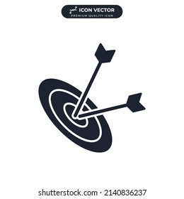 target icon symbol template for graphic and web design collection logo vector illustration