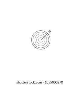 Target icon symbol vector,design background