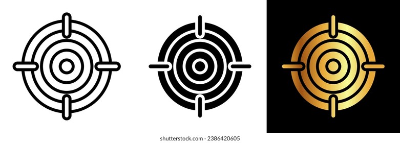 El icono Destino simboliza precisión, precisión, enfoque y configuración de objetivos. Representa el centro de atención, buscando el éxito, y golpeando objetivos perdidos.