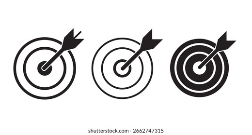 Icono De Destino En El Vector De Diseño De Moda Eps 10, Trazo Editable