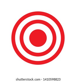 Target icon in trendy flat style design. Vector graphic illustration. target symbol for website design, logo, app, and ui. EPS 10.