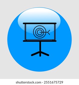 Target icon, ux. ui design, new target icon, graphic design, new graphic for target icon. icon for businesses growth