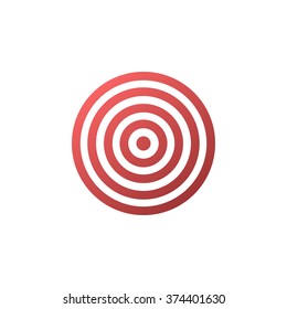 Target icon - vector background.