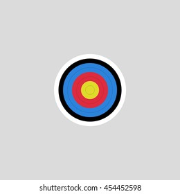 Target icon. Vector background.