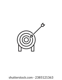 target icon, vector best line icon.