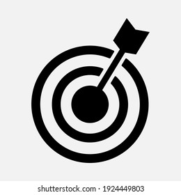 Target Icon Vector. 
for computers, web and applications. vector illustration