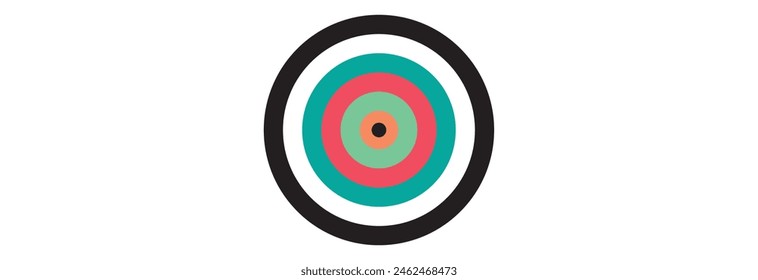 Target Icon Vector. for computers, web and design eps 10
