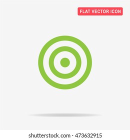 Target icon. Vector concept illustration for design.