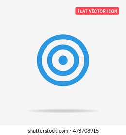 Target icon. Vector concept illustration for design.