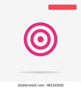 Target icon. Vector concept illustration for design.