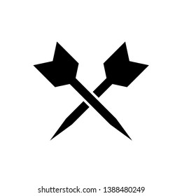 Target icon vector. Dart board symbol for web site Computer and mobile vector.