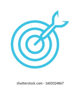 Target Icon vector. darts icon